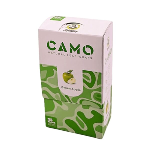 CAMO Self-Rolling Wraps Green Apple