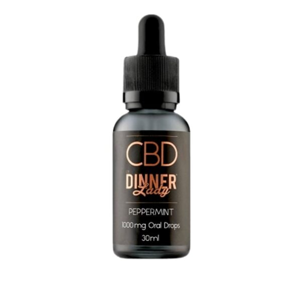 Dinner Lady CBD Peppermint Oral Drops 30ML-1000MG Single