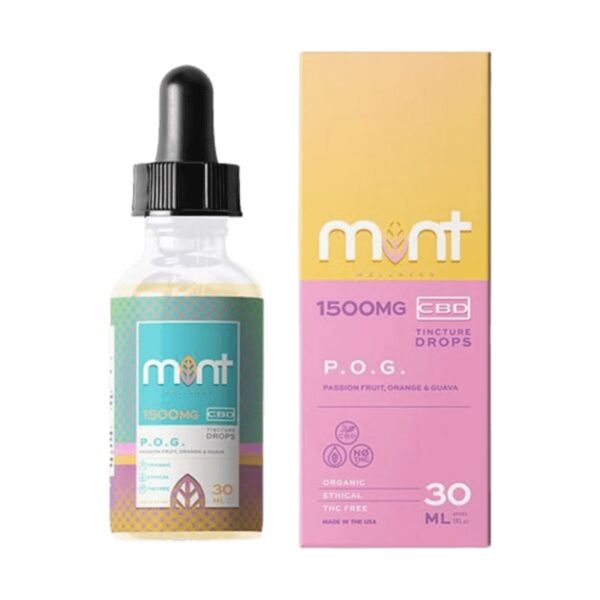 Mint Wellness P.O.G CBD Tincture Drops 30 ML 1500MG