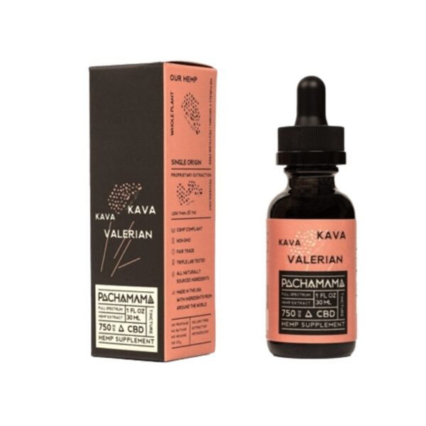 Pachamama Relax Kava Kava Valerian CBD Tincture 30ml-750MG