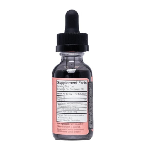 Pachamama Relax Kava Kava Valerian CBD Tincture 30ml-750MG Back