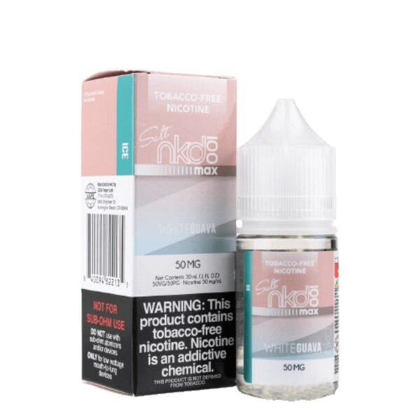 Naked 100 MAX 30ML 50MG WHITE GUAVA