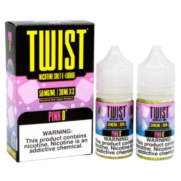TWIST Nicotine Salt E-LIQUID Pink 0 50MG 30ML X2