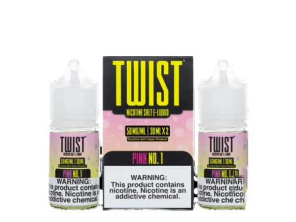 TWIST Nicotine Salt E-LIQUID Pink NO.1 50MG 30ML X2