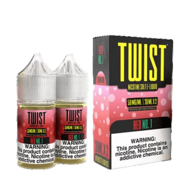 TWIST Nicotine Salt E-LIQUID RED NO.1 50MG 30ML X2