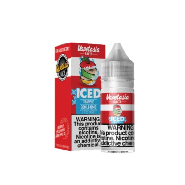 Vapetasia FREE NICOTINE SALT Trapple Iced 30ML 48MG