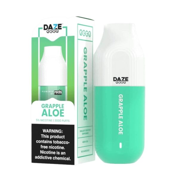 Daze Egge 3000 Puff Disposable Grapple Aloe