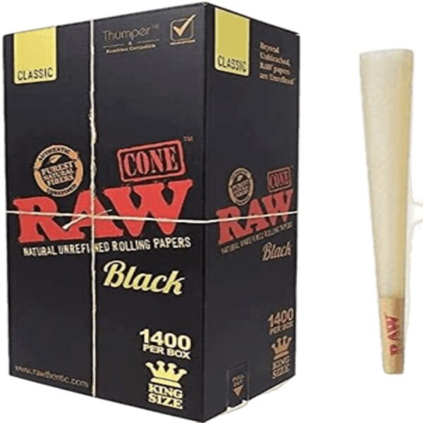 Raw Classic Black Bulk King Size 4.331 in 1400 Gallery