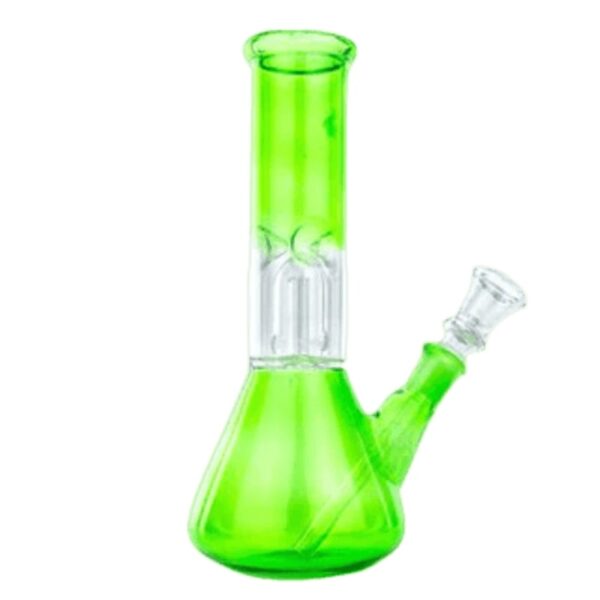 8 - 14mm Water Pipe W Percolator Lime Green