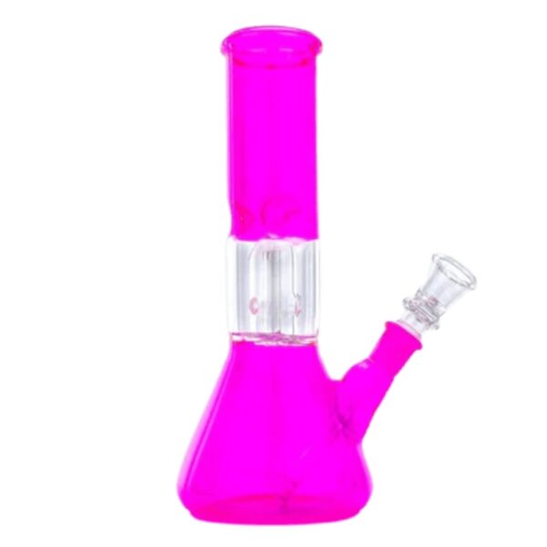 8 - 14mm Water Pipe W Percolator Pink