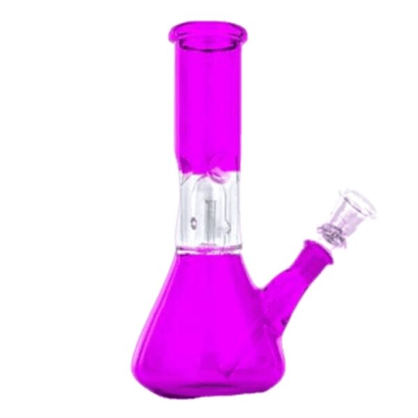 8 - 14mm Water Pipe W Percolator Purple