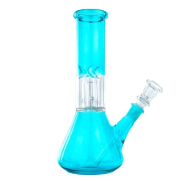 8 - 14mm Water Pipe W Percolator Turquoise