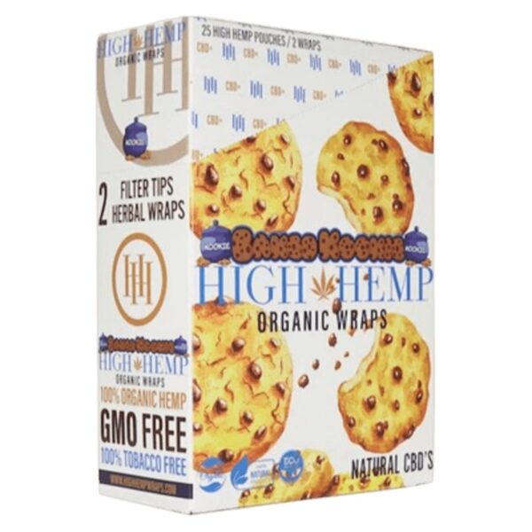 High Hemp Organic Blunt Wraps Baked Cookies