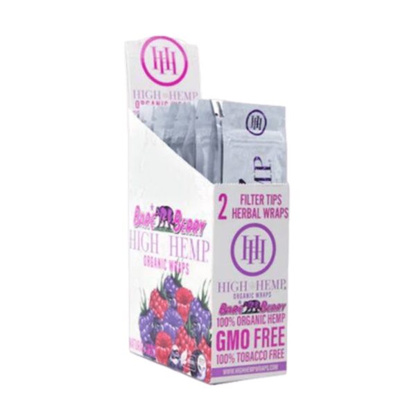 High Hemp Organic Blunt Wraps Berry