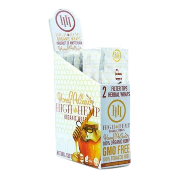 High Hemp Organic Blunt Wraps Honey