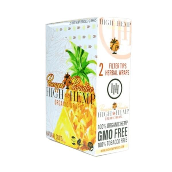 High Hemp Organic Blunt Wraps Pineapple