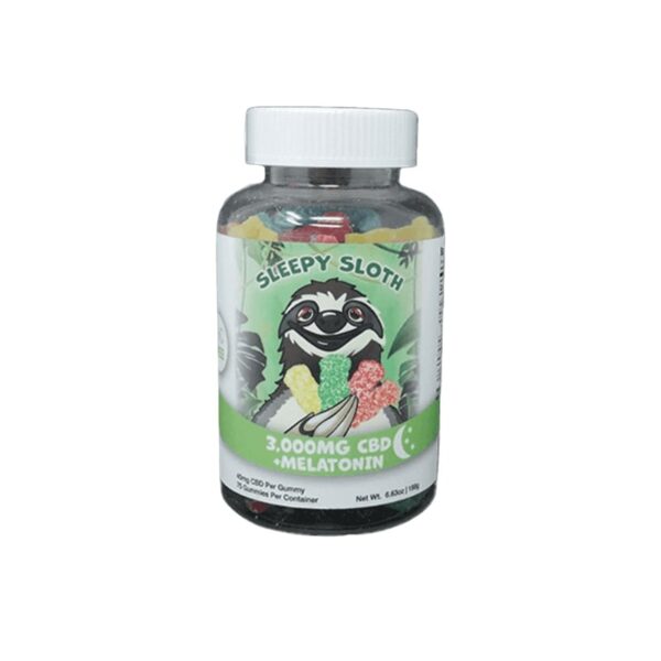 Sleepy Sloth CBD – 75pc 3000mg Melatonin