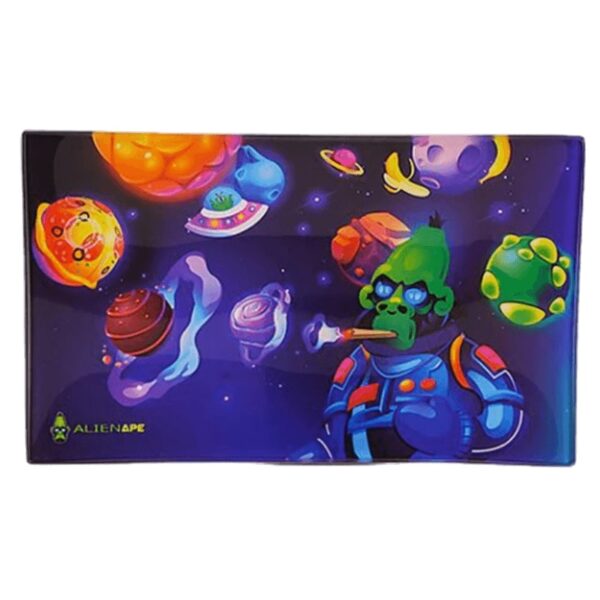 Space King - Glass Tray - High in space