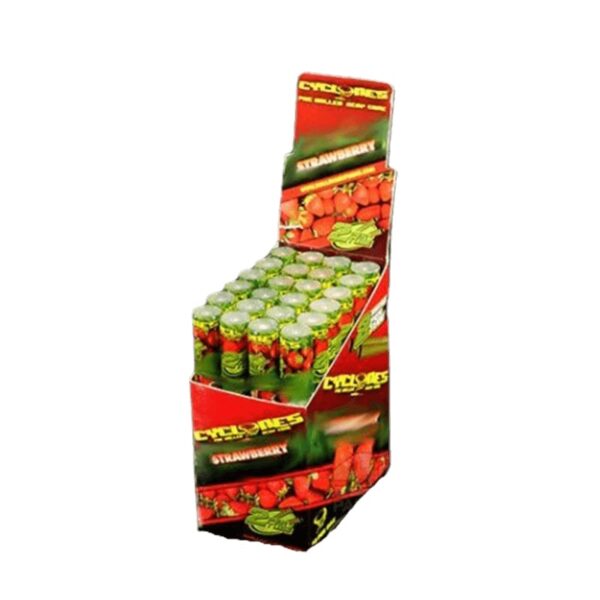 CYCLONES HEMP CONES 24 PER BOX Strawberry