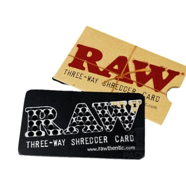 RAW POCKET SIZE METAL SHREDDER CARD