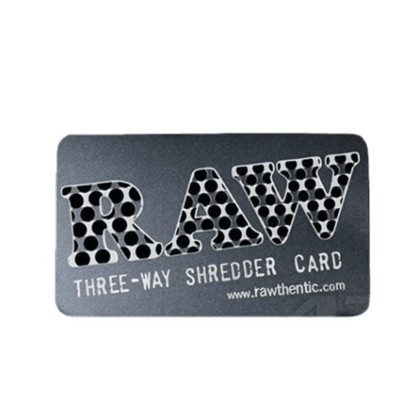 RAW POCKET SIZE METAL SHREDDER CARD Single 2