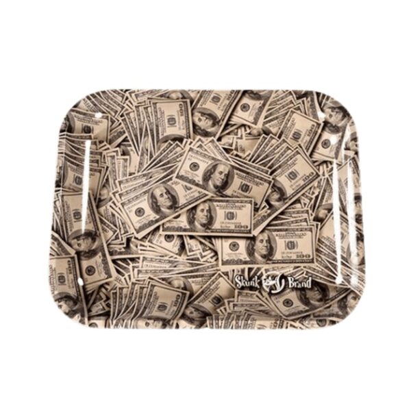 SKUNK BRAND LARGE METAL ROLLING TRAY 1 box uptray