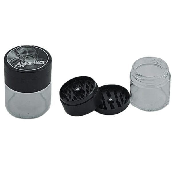 Afghan Hemp Grinder Tarro con tapa Tarros excibicion