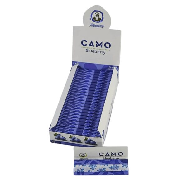 Afghan Hemp Rolling Papers con sabor Blueberry