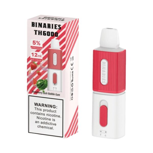 Horizon Binaries TH6000 Desechable Strawberry Lush Bubble Gum