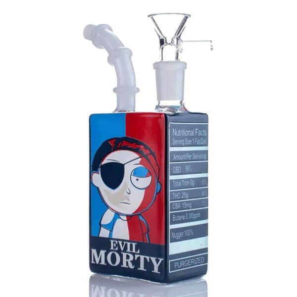 Evil Morty Bong de agua 7 pulgadas