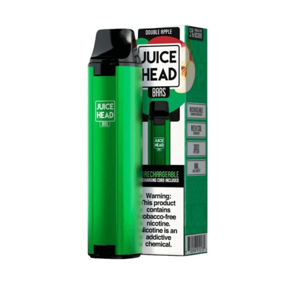 Juice Head Bars 3000 Puff 50MG Free Nicotine Disposable Double Apple