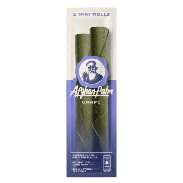 Afgan Hemp Palm Leaf Wraps 15 pack Grape