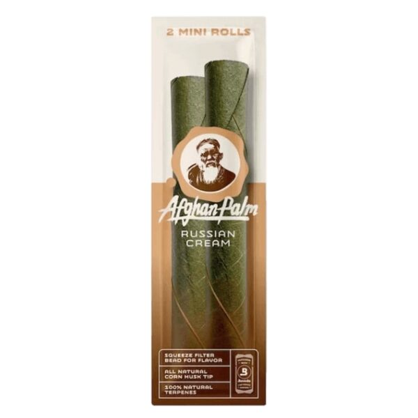 Afgan Hemp Palm Leaf Wraps 15 pack Russian Cream