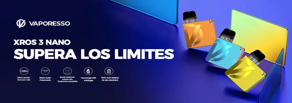 Vaporesso Xros 3 Nano slider banner