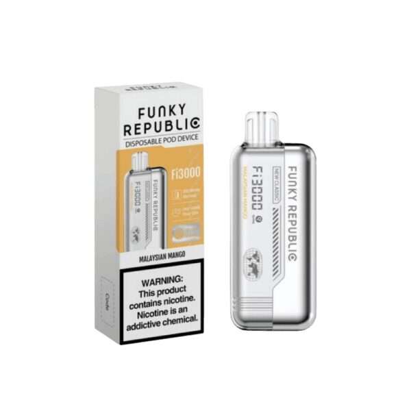 Funky Republic Fi3000 3000 Puffs Desechable Malaysian Mango