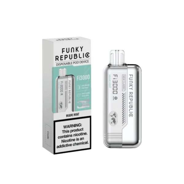 Funky Republic Fi3000 3000 Puffs Desechable Miami Mint