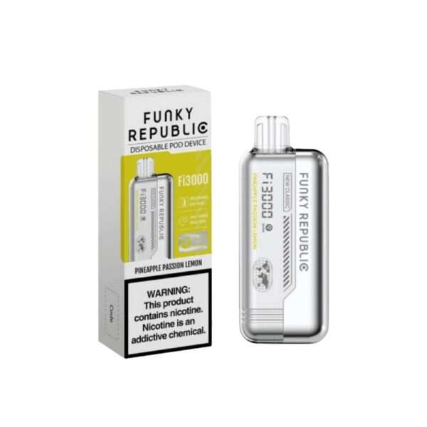 Funky Republic Fi3000 3000 Puffs Desechable Pinneapple Passion Lemon