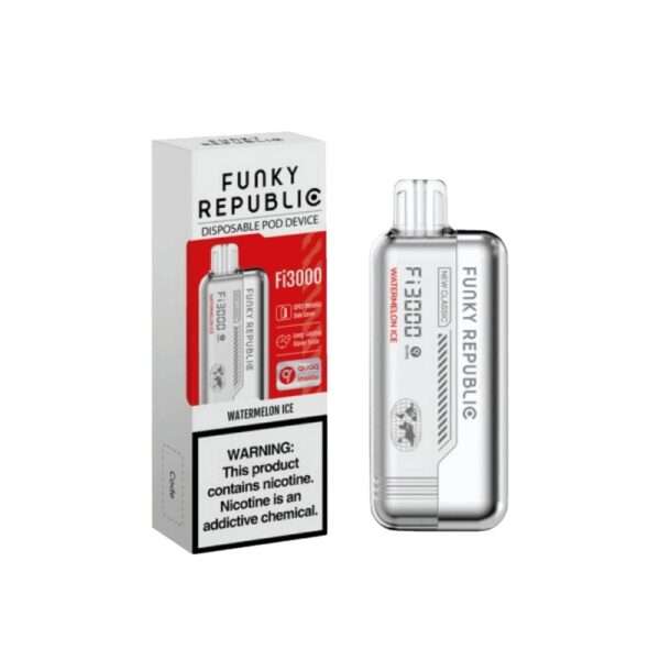 Funky Republic Fi3000 3000 Puffs Desechable Watermelon ICE