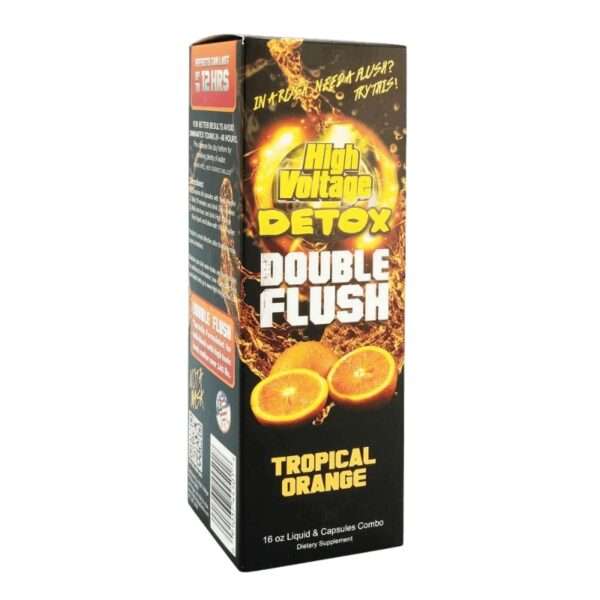 High Voltage Double Flush Detox Tropical Orange