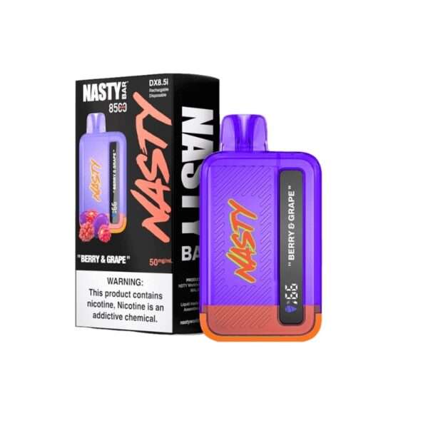 Nasty Bar DX8.5i 8500 Puffs Desechable Berry & Grape