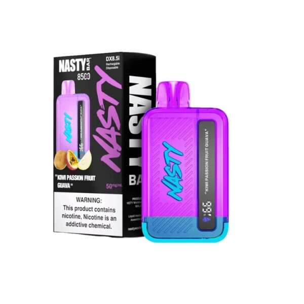 Nasty Bar DX8.5i 8500 Puffs Desechable Kiwi Passion Fruit Guava