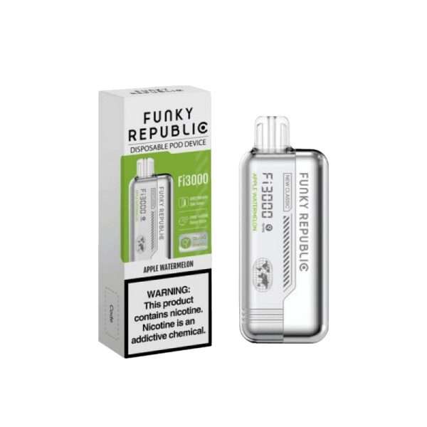 Funky Republic Fi3000 3000 Puffs Desechable Apple Watermelon