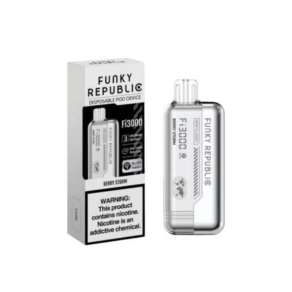 Funky Republic Fi3000 3000 Puffs Desechable Berry Storm