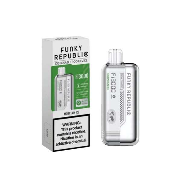 Funky Republic Fi3000 3000 Puffs Desechable Mountain Ice