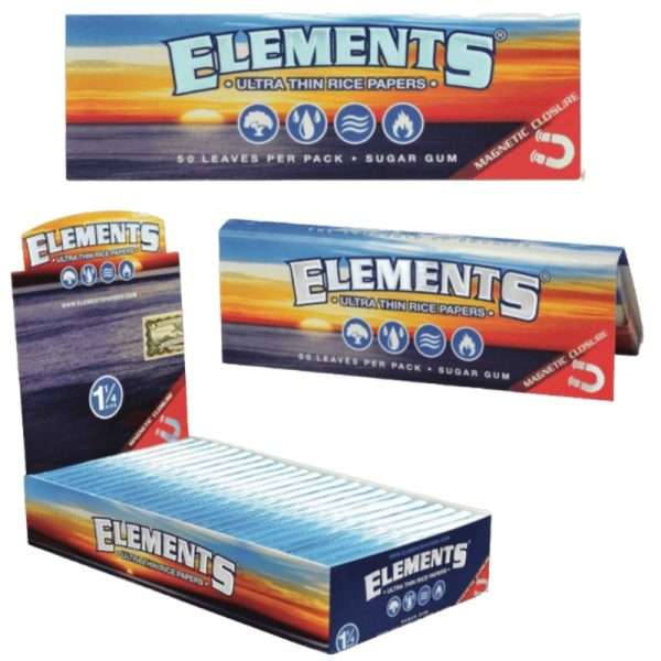 Elements Ultra Thin Rice Papers 1-1%4 Magnet