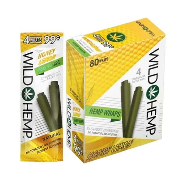 Wild Hemp Blunts Wraps Honey Lemon