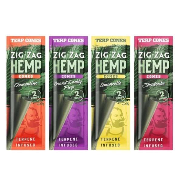 Zig Zag Hemp Conos Terp