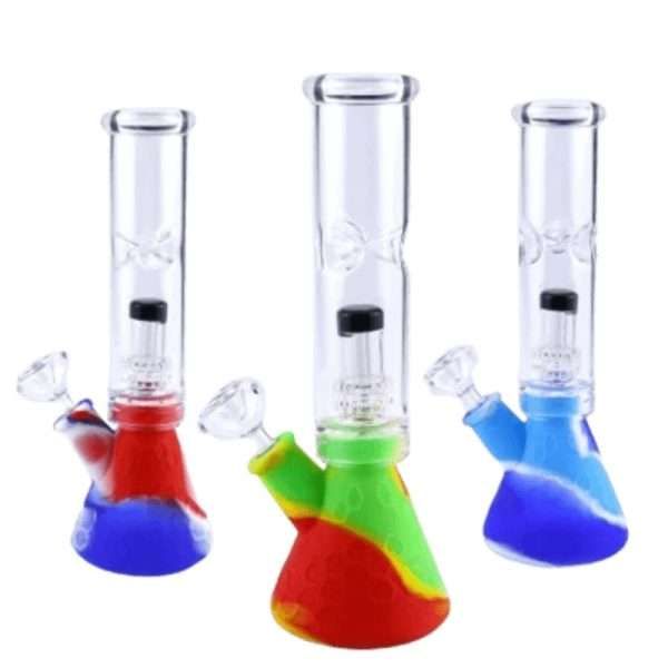 BONG DE VIDRIO CON PERCOLADOR DE 10 PULGADAS