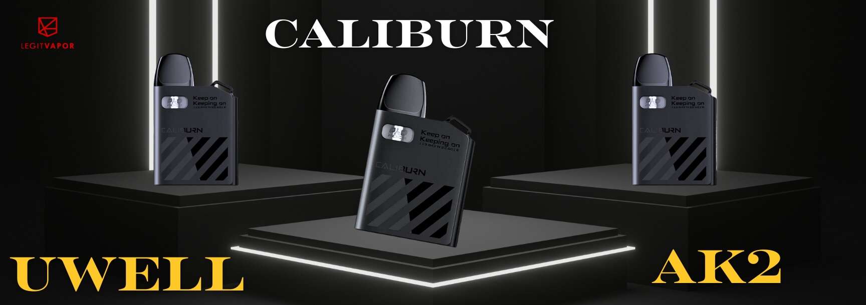 Uwell caliburn AK2 slider banner
