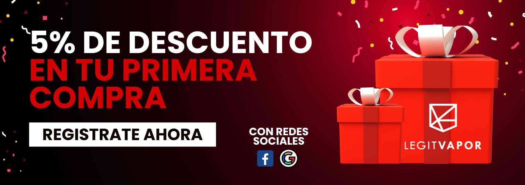 Slider banner de descuento por registro